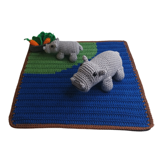 Nijlpaardenverblijf | haakpatroon