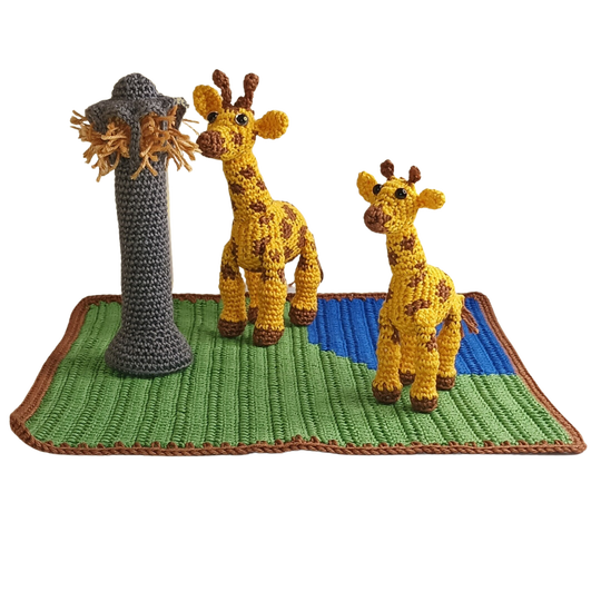 Giraffenverblijf | haakpatroon