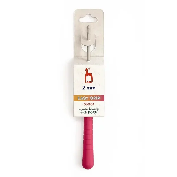 Pony Easy Grip haaknaald 2mm