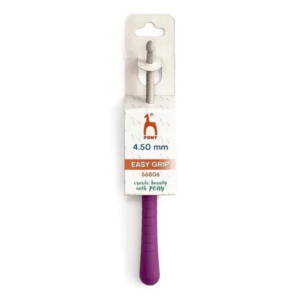 Pony Easy Grip haaknaald 4,5mm