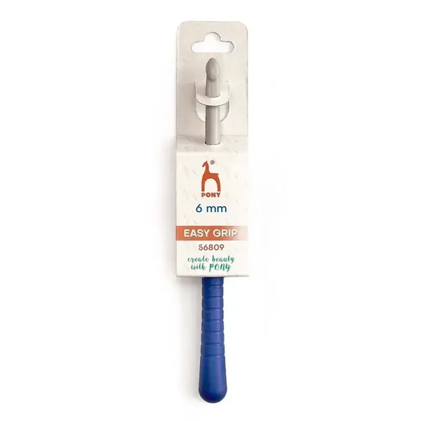 Pony Easy Grip haaknaald 6mm
