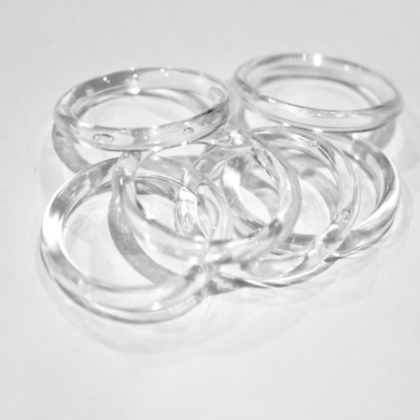 Plastic ring 16x21mm - per stuk