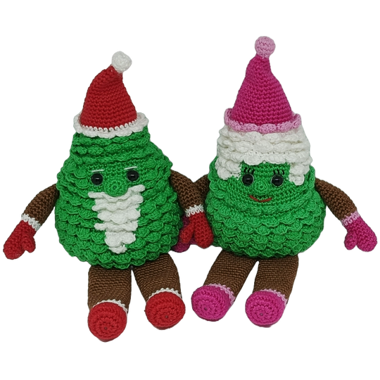 Kerstkoppeltje Joy en Joël | haakpatroon