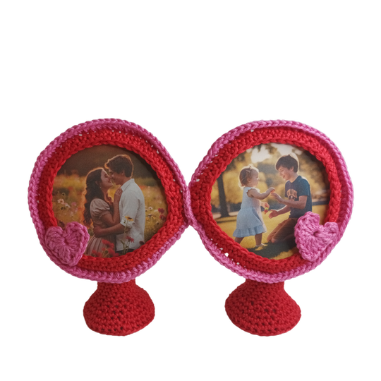 Digitaal haakpatroon Infinite Love fotokader