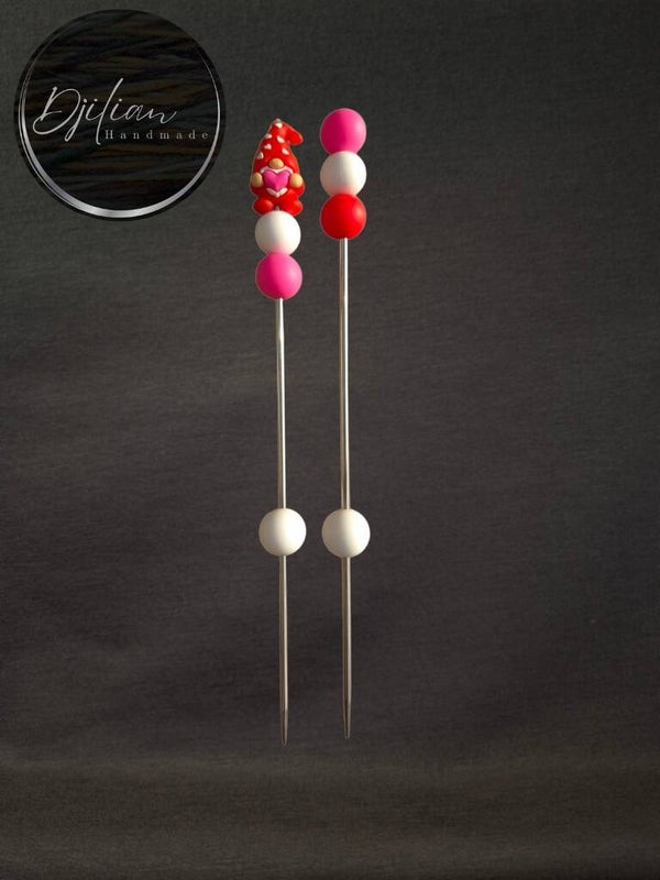 1 set van 2 ami-sticks - Valentijnskabouter