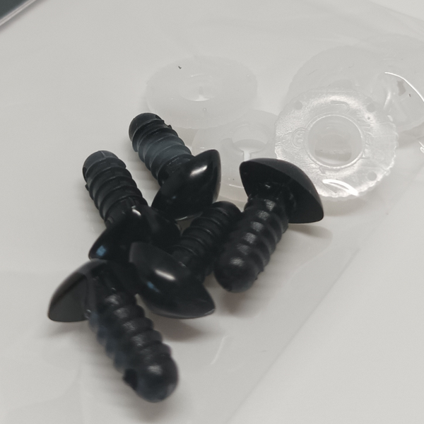 Durable 5 veiligheidsneuzen zwart 10,5mm