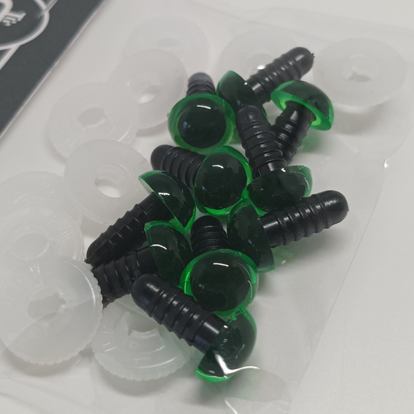 Durable veiligheidsogen 10mm groen (5 paar)