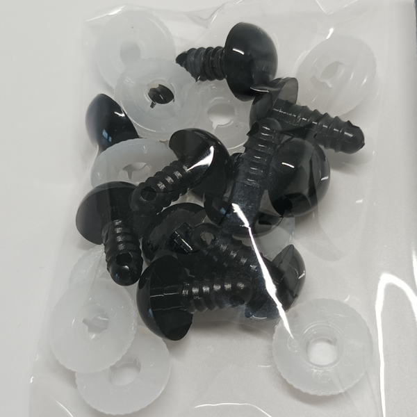 Durable veiligheidsogen 12mm blauw (5 paar)