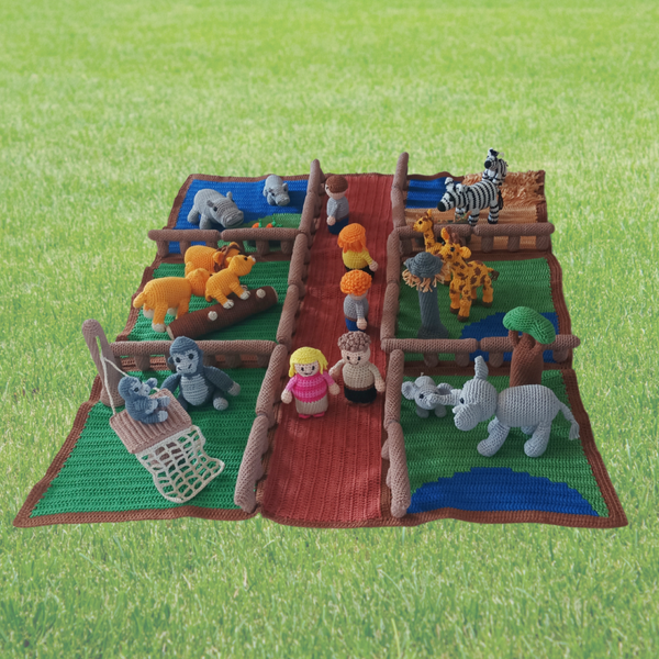 Dierentuin vervolledigen - 3 haakpatronen