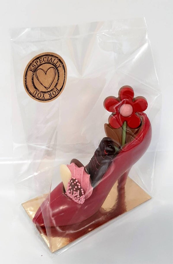 Mini-damesschoen met pralines ENKEL AFHALING