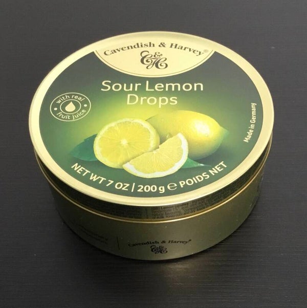 Sour lemon drops 200 gr
