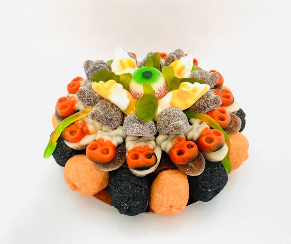 Halloween snoeptaart middel 1