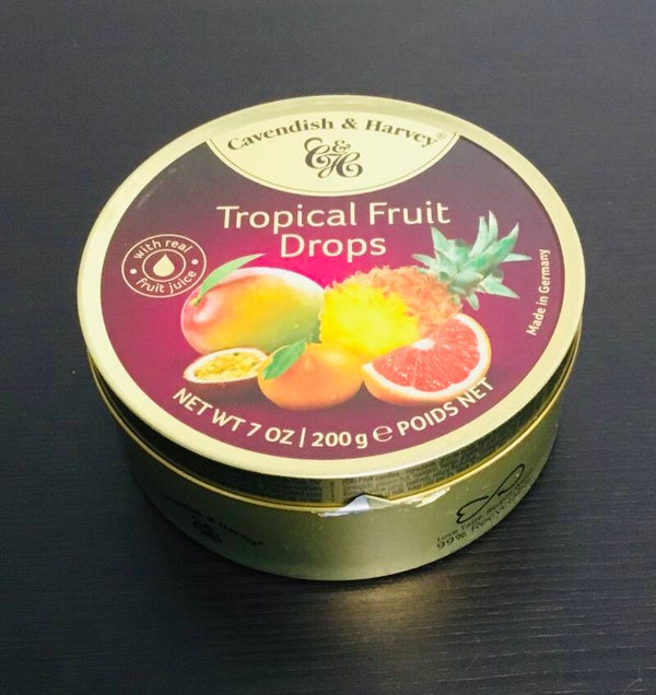 Tropical fruit drops 200 gr