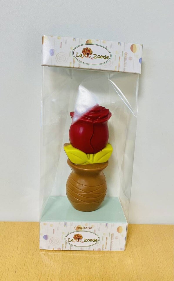 Roosje rood melkchocolade