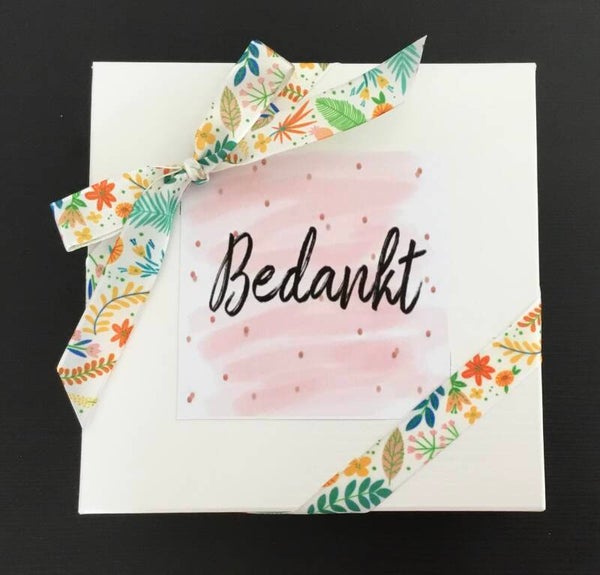 Snoepdoosjes “Bedankt”
