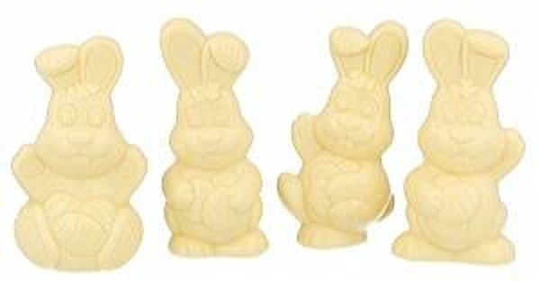 Konijntjes 11cm assortiment wit