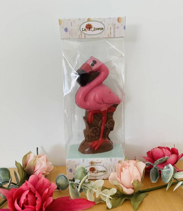 Chocolade flamingo