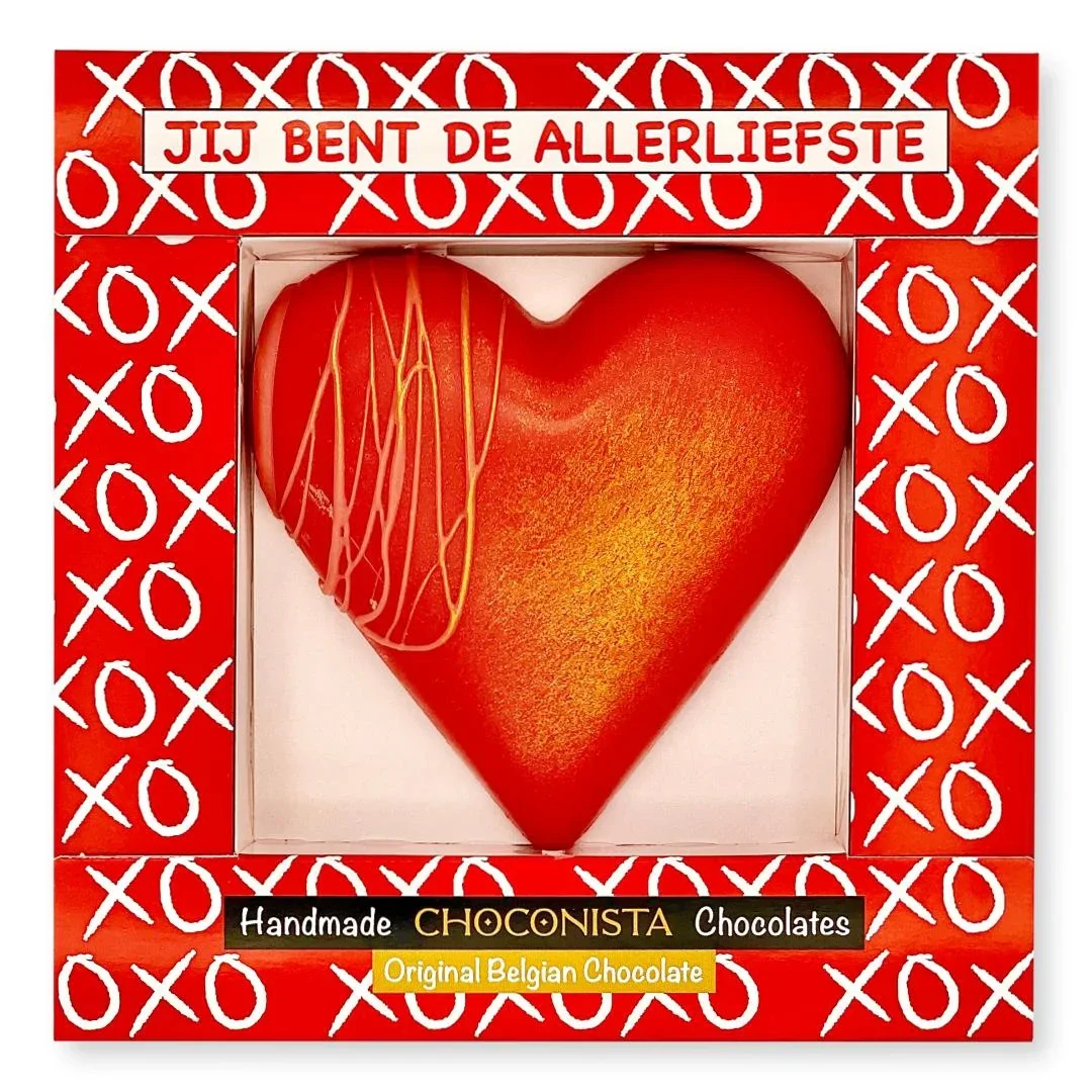 Chocolade Hart 'Jij Bent De Allerliefste'