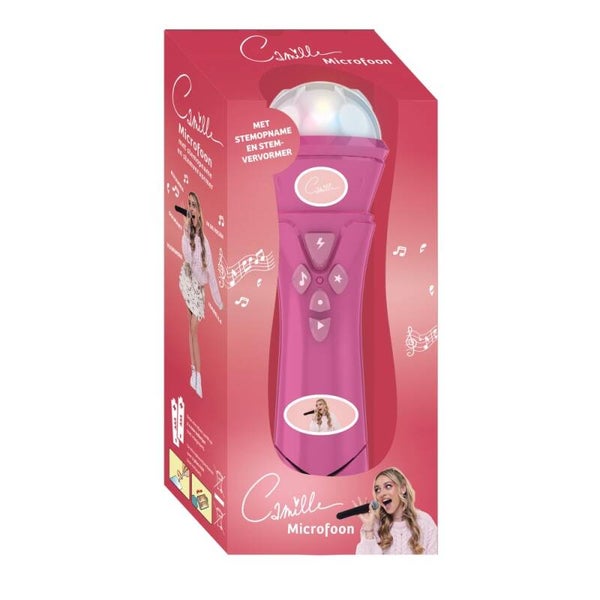 PRE ORDER :: Camille Microfoon met muziek + stem van Camille en stemopname (eind november)