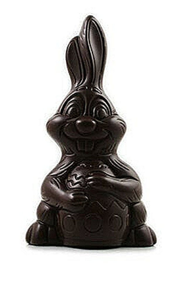 Bunny met ei 19 cm puur