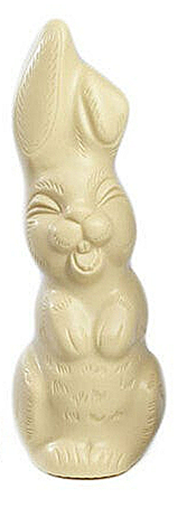 Lachhaasje 12 cm wit