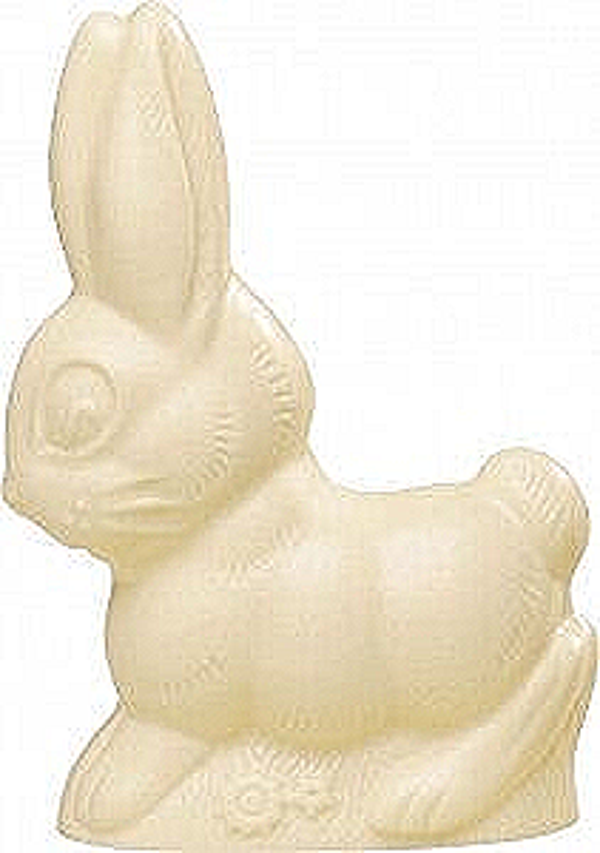 Lopend haasje 20cm wit