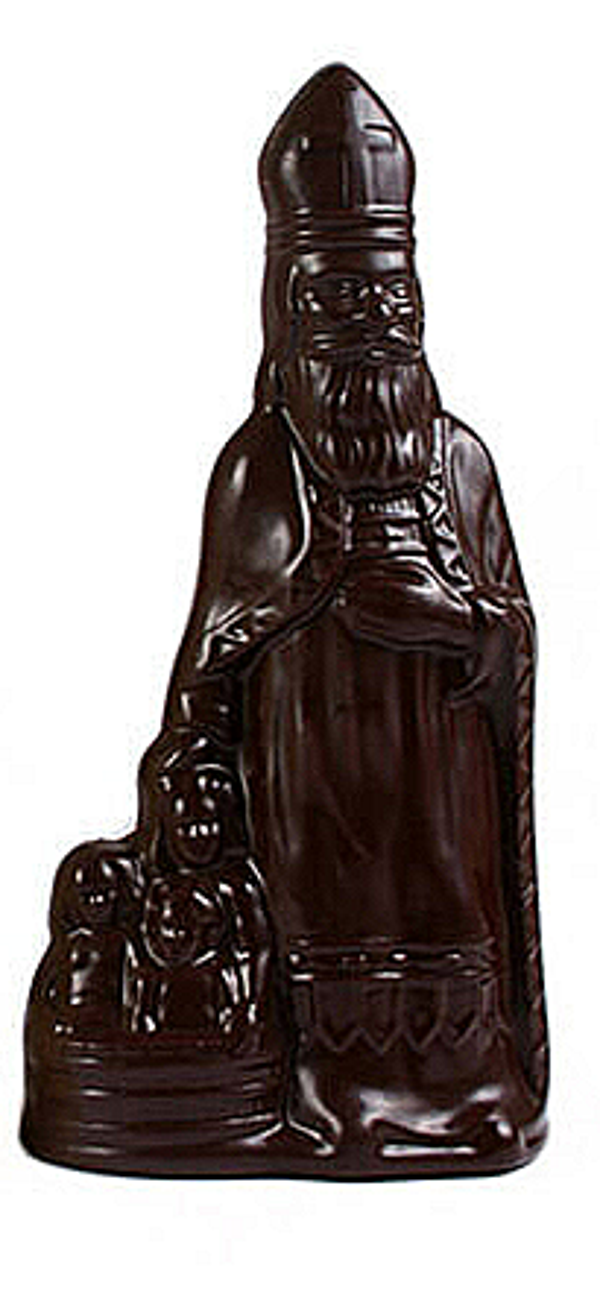 Sinterklaas 25cm pure chocolade