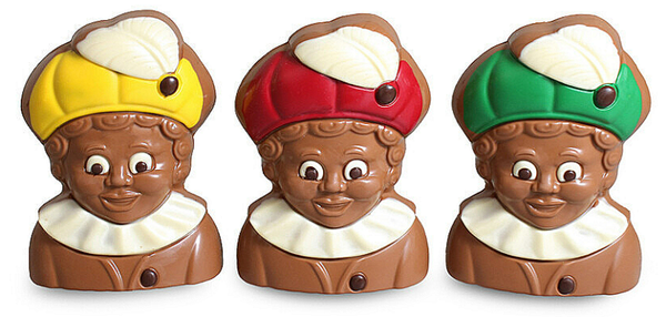 Piet gezicht 14cm assortiment