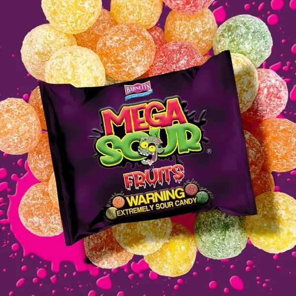 Barnett Sweets Mega Sour Candy Fruits