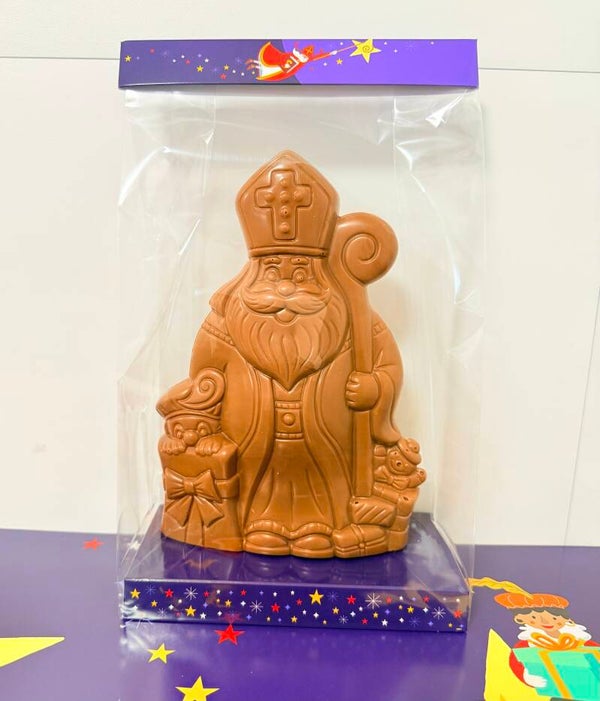 Speelgoedsint 19cm melkchocolade