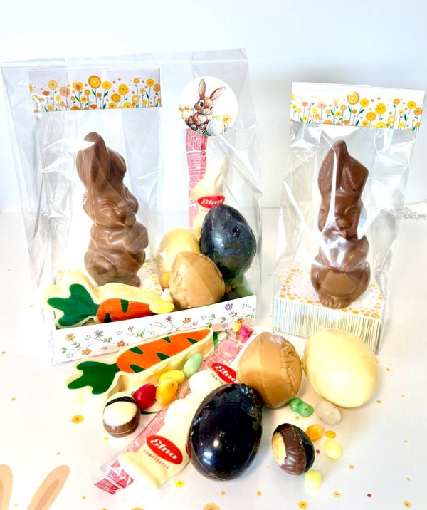 Korfje lachhaas 12cm (ENKEL AFHALING)