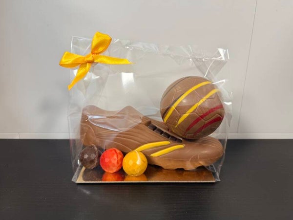 Chocolade schoen met bal