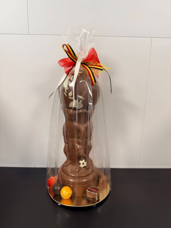 Chocolade wereldbeker met pralines (ENKEL AFHALING)