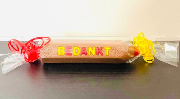Chocolade potlood Bedankt