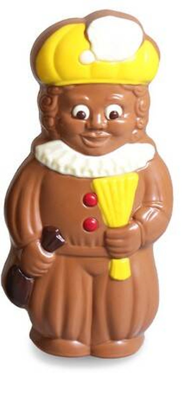 Vrolijke Piet 18cm melk gekleurd