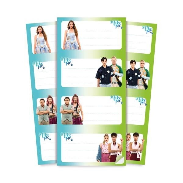 Pre-order: #LikeMe Etiketten 12 stuks (Beschikbaar vanaf juni)