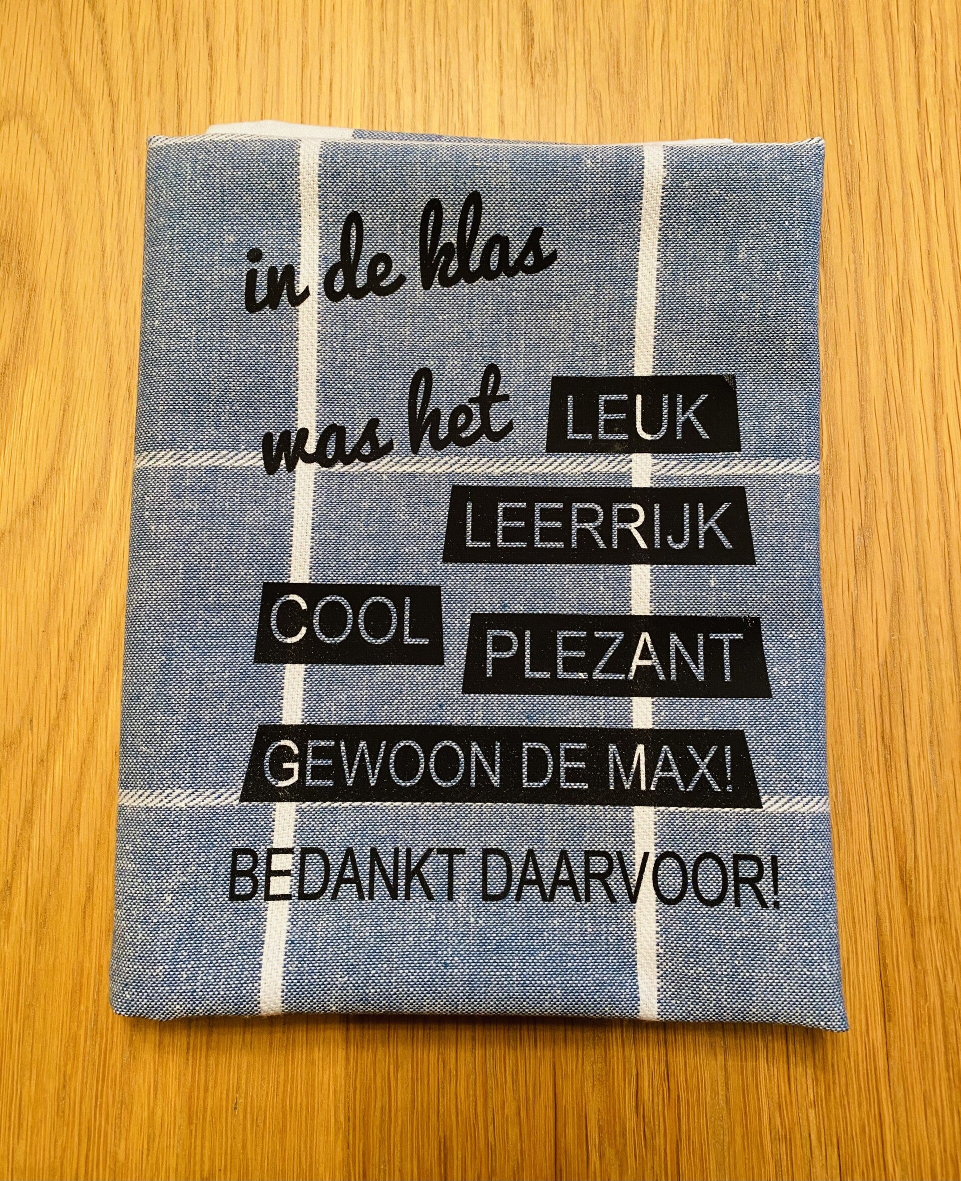 Handdoek einde schooljaar