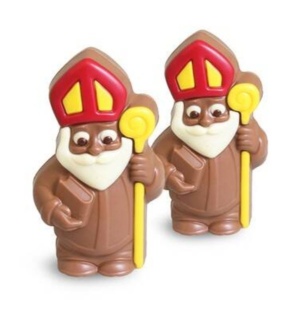 Sinterklaasje 10,5cm melk gekleurd
