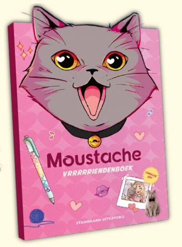 PRE ORDER CAMILLE Moustache vrrrrriendenboek (20 oktober)
