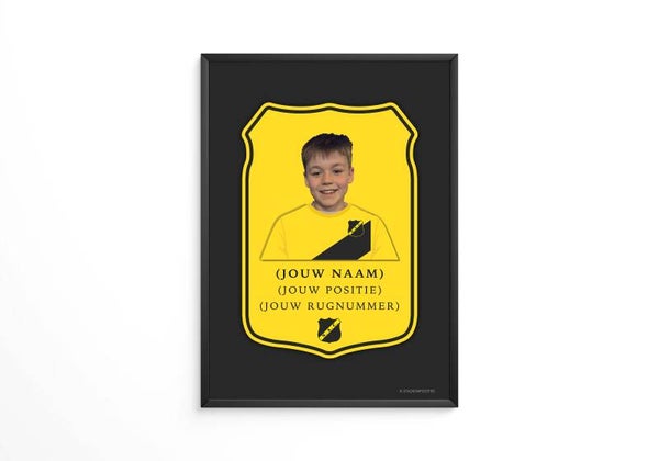 Gepersonaliseerde NAC Breda FIFA Kaart Poster