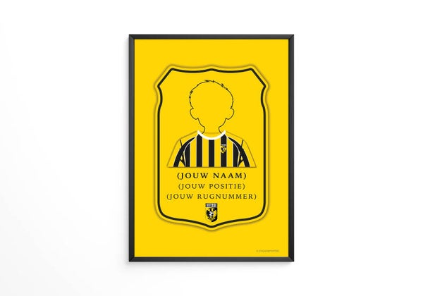 Gepersonaliseerde Vitesse FIFA Kaart Poster