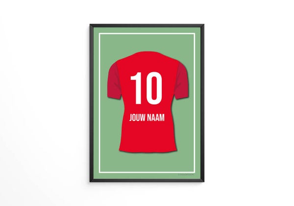 FC Twente Poster met naam & rugnummer