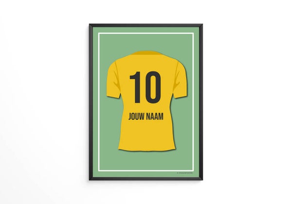 NAC Breda Poster met naam & rugnummer