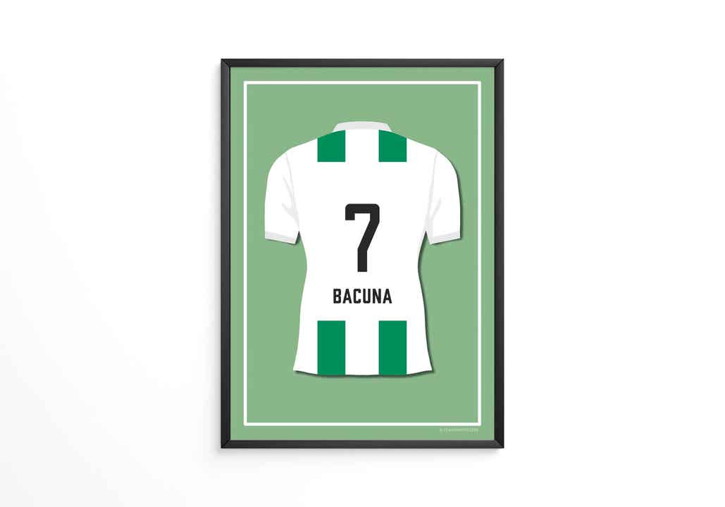 Bacuna - FC Groningen shirt poster