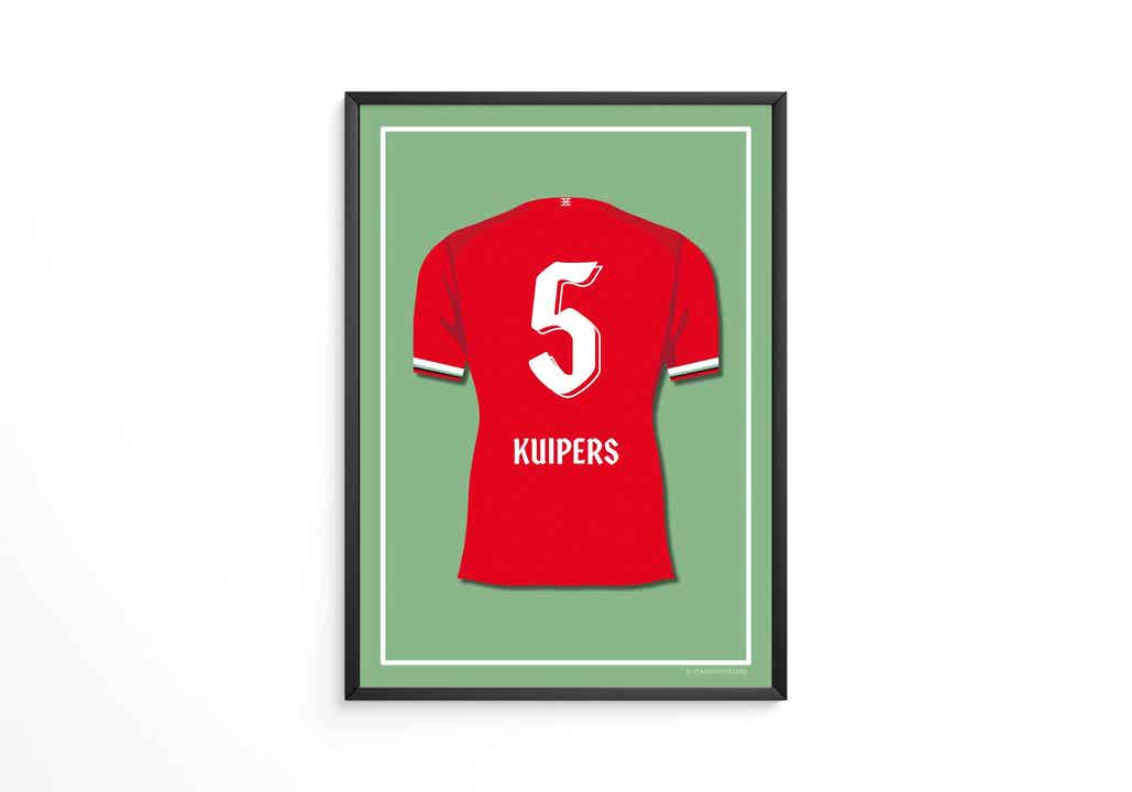Kuipers - FC Twente shirt poster