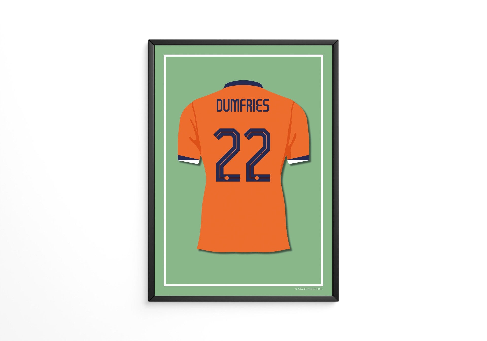 Dumfries - Nederlands Elftal shirt poster