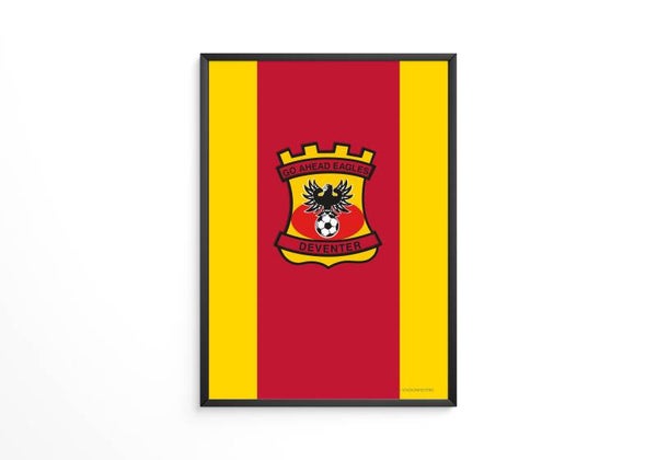 Go Ahead Eagles clublogo poster