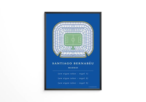 Santiago Bernabeu - Madrid (eigen tekst)