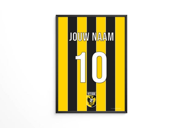 Vitesse tenue poster - Jouw eigen naam en rugnummer