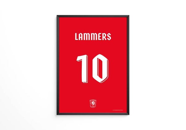 Lammers - FC Twente shirt poster